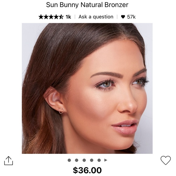 Too Faced Sun Bunny Bronzer - California Glow - Picture 3 of 5